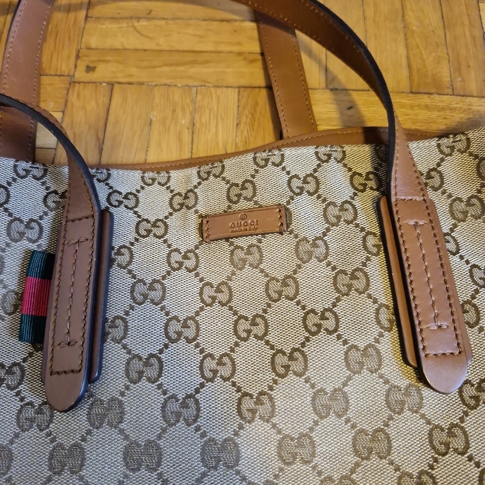 Gucci Monogram Canvas Tote Bag - Picture 12 of 16